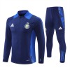 Al Nassr Sweat d'Entraînement Quarter-Zip 2024-25 Bleue Al Nassr Sweat d'Entraînement Quarter-Zip 2024-25 Bleue